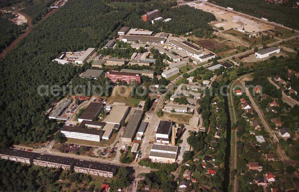 Aerial image Berlin-Köpenick - Innovationszentrum Wuhlheide