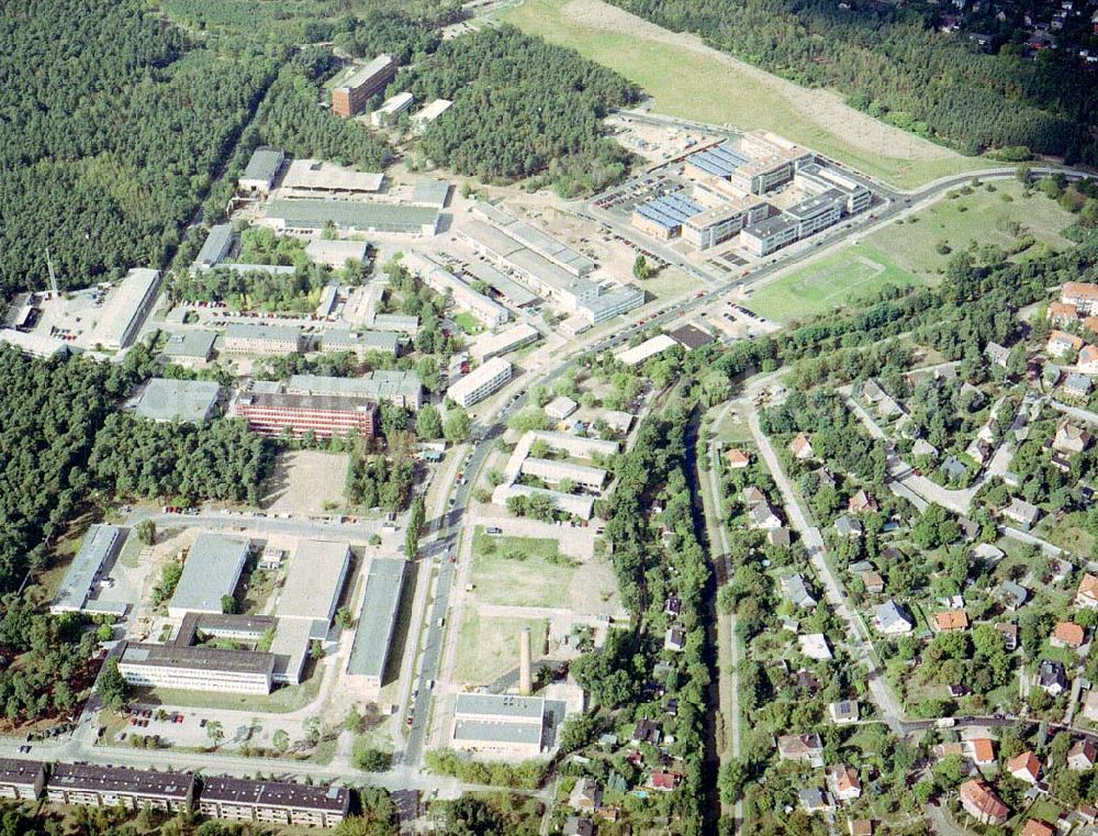 Berlin - Köpenick from the bird's eye view: Innovationszentrum Wuhlheide in Berlin - Köpenick.