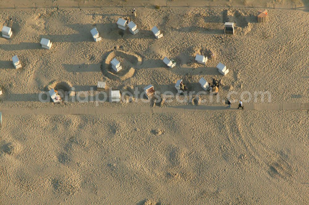 Aerial photograph Baltrum - Blick auf den Strand der Nordseeinsel Baltrum. North Sea Island Baltrum.