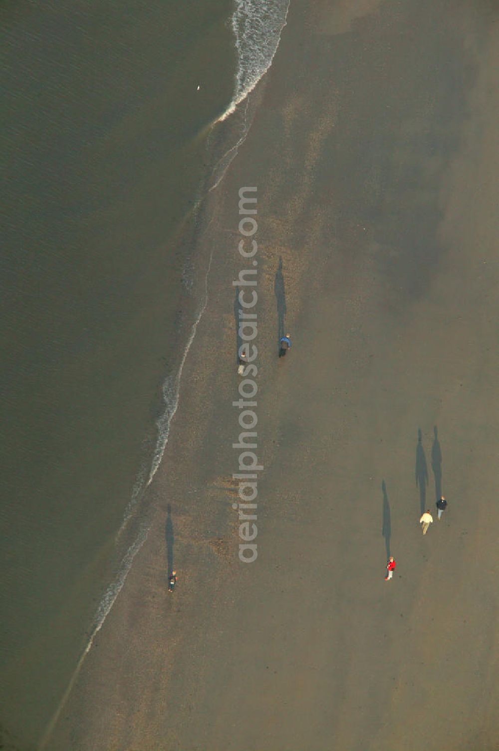 Baltrum from the bird's eye view: Blick auf den Strand der Nordseeinsel Baltrum. North Sea Island Baltrum.