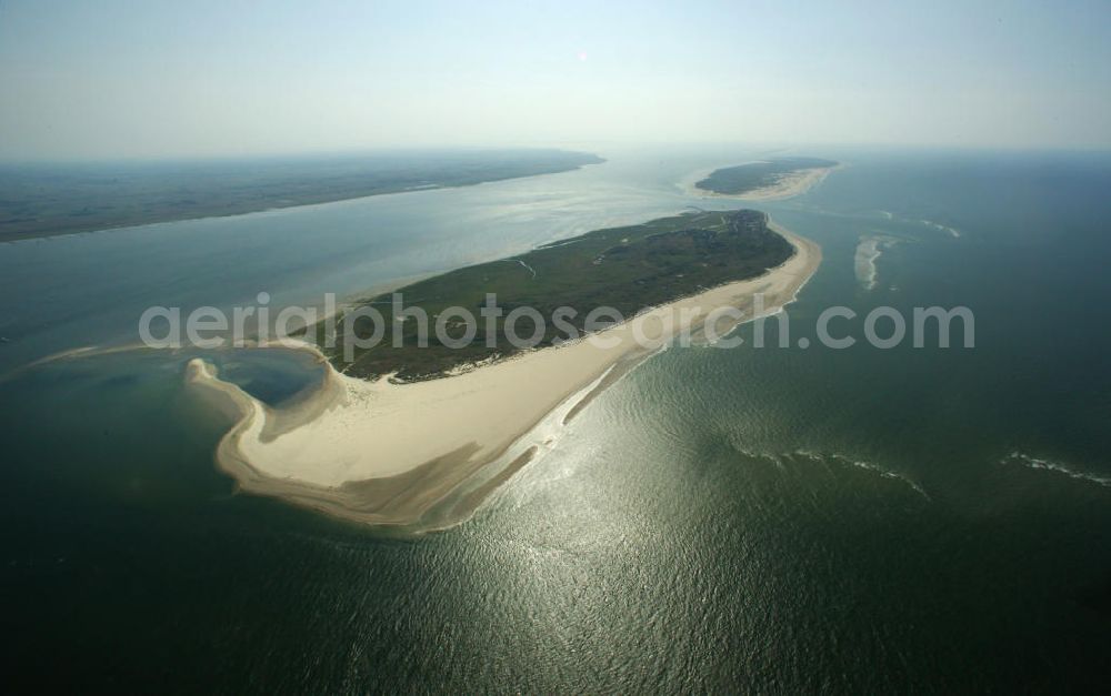 Baltrum from the bird's eye view: Blick auf die Ostfriesische Inseln Baltrum. The East Frisisan Islands Baltrum.