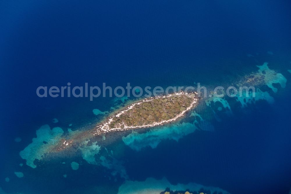 Aerial image Perigiali - Island near Perigiali in Griechenland