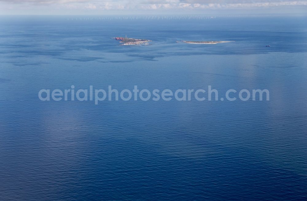 Aerial image Helgoland - Island and dune in Helgoland in the state Schleswig-Holstein, Germany