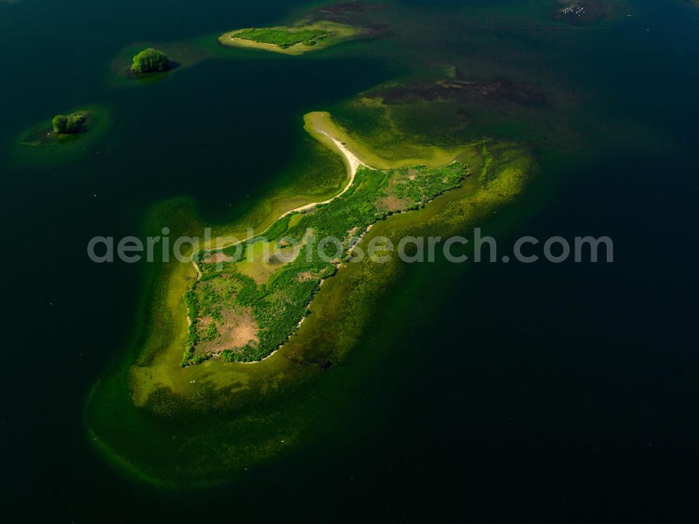 Plön from the bird's eye view: The Great Plön Lake is a lake in the district of Plön in Schleswig-Holstein