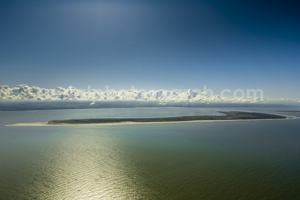 Aerial image Langeoog - Langeoog as part of the East Frisian Islands in the North Sea in Lower Saxony