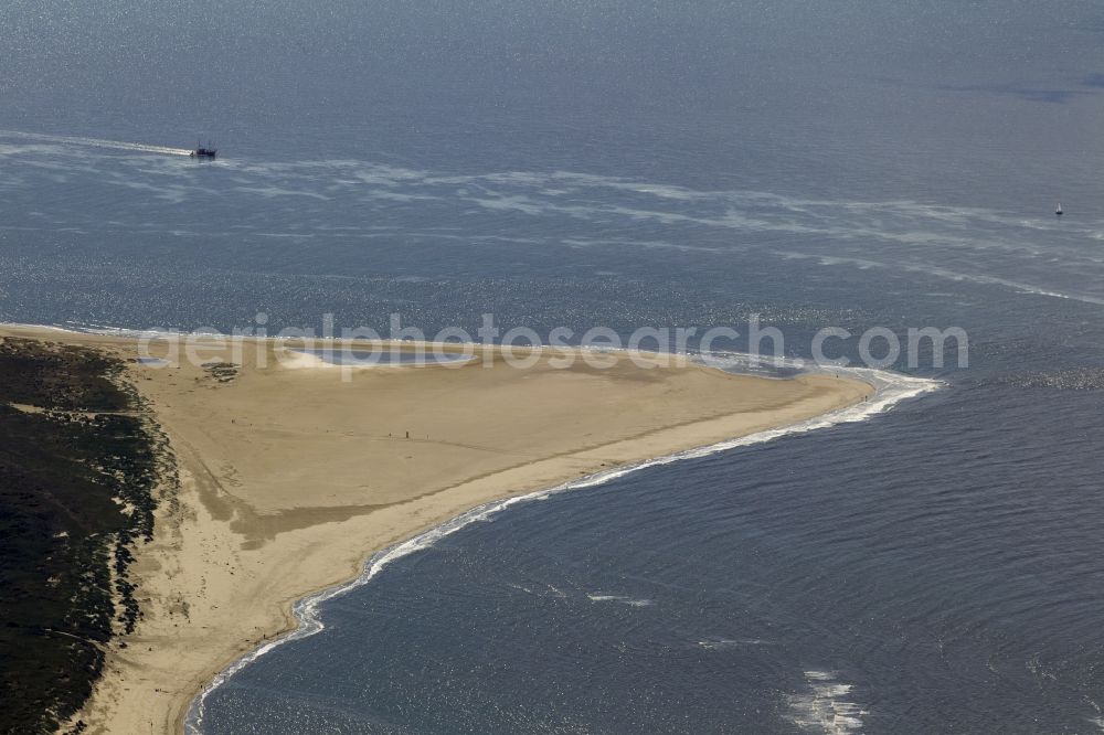 Aerial image Langeoog - Langeoog as part of the East Frisian Islands in the North Sea in Lower Saxony