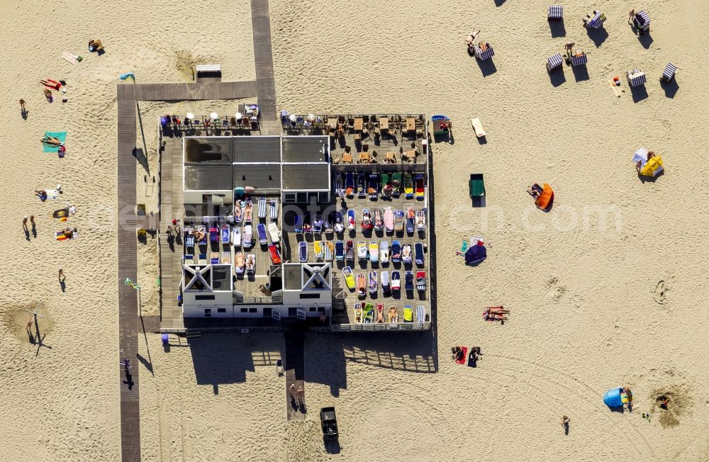 Aerial photograph Langeoog - Langeoog as part of the East Frisian Islands in the North Sea in Lower Saxony