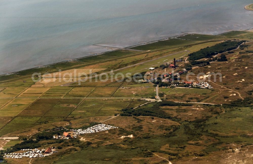 Aerial photograph Norderney - Island of Norderney with airfield in the state of Lower Saxony