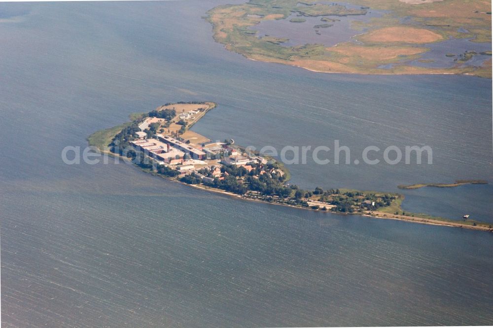 Aerial photograph Greifswald - Coastal area of the Riems - Island in Greifswald in the state Mecklenburg - Western Pomerania