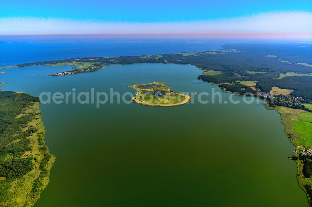 Rieth from above - Iland Riether Werder in Rieth in the state Mecklenburg - Western Pomerania