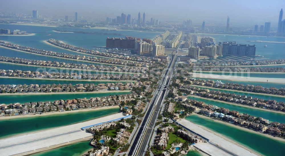 Aerial image Dubai - The Palm Jumeirah in Dubai in United Arab Emirates