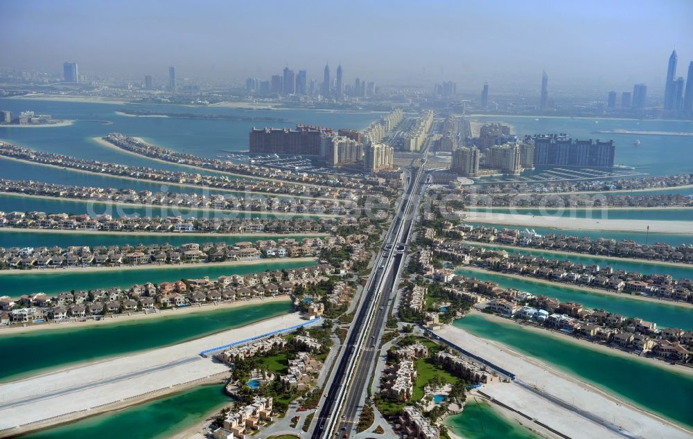 Aerial photograph Dubai - The Palm Jumeirah in Dubai in United Arab Emirates