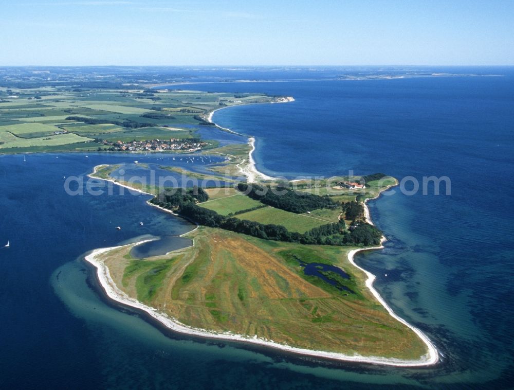 Aerial photograph Assens - Island Toroe in Assens in Denmark