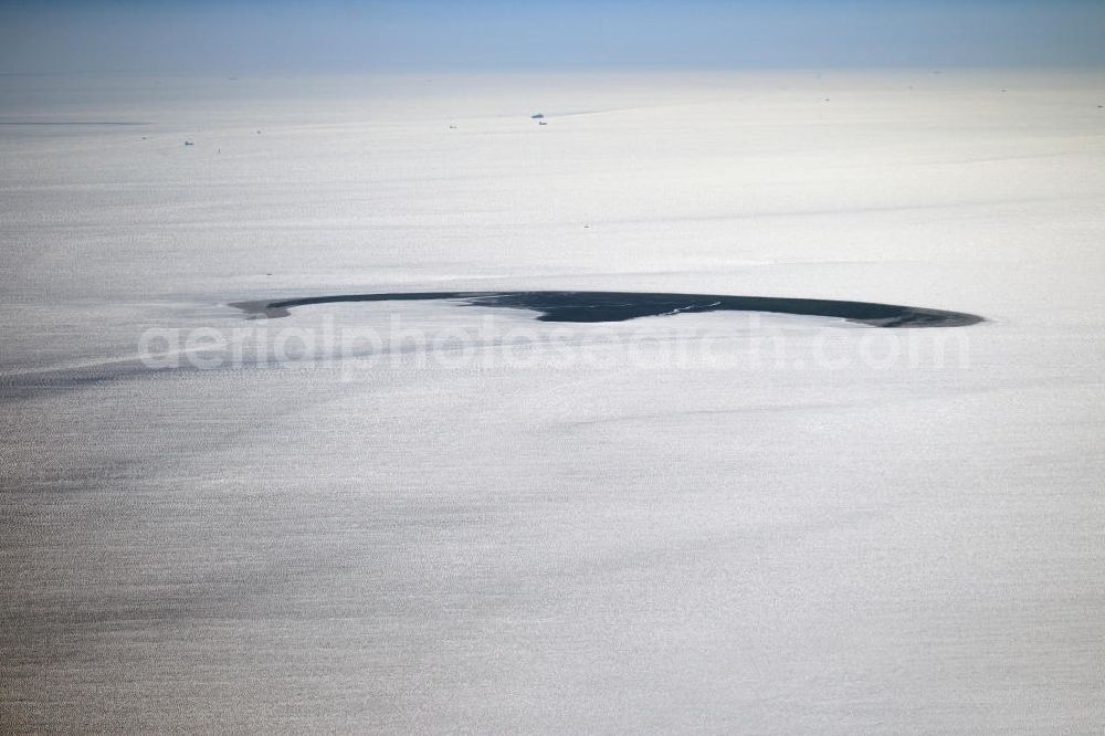 Trischen from the bird's eye view: Trischen is an uninhabited island in the Meldorf Bay