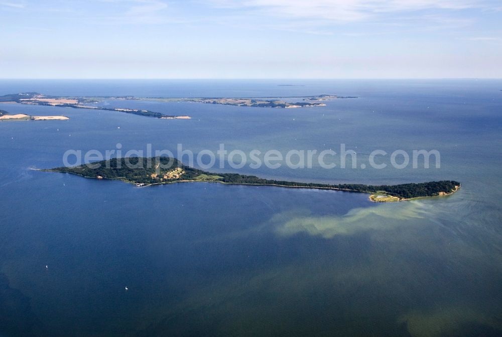 Vilm from the bird's eye view: Vilm on the south coast of Rügen in Mecklenburg-Vorpommern