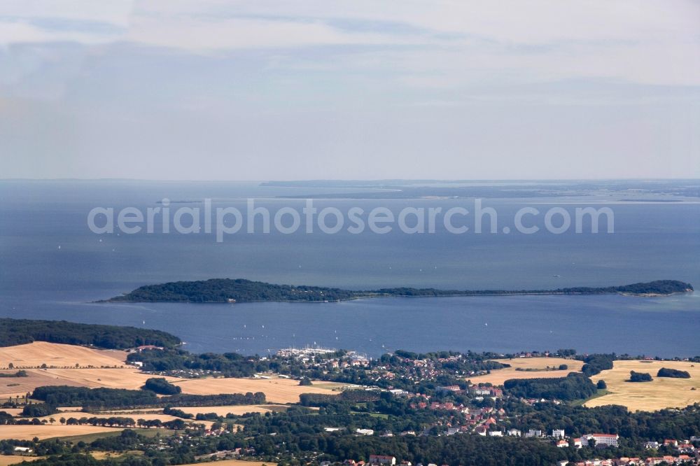 Vilm from above - Vilm on the south coast of Rügen in Mecklenburg-Vorpommern