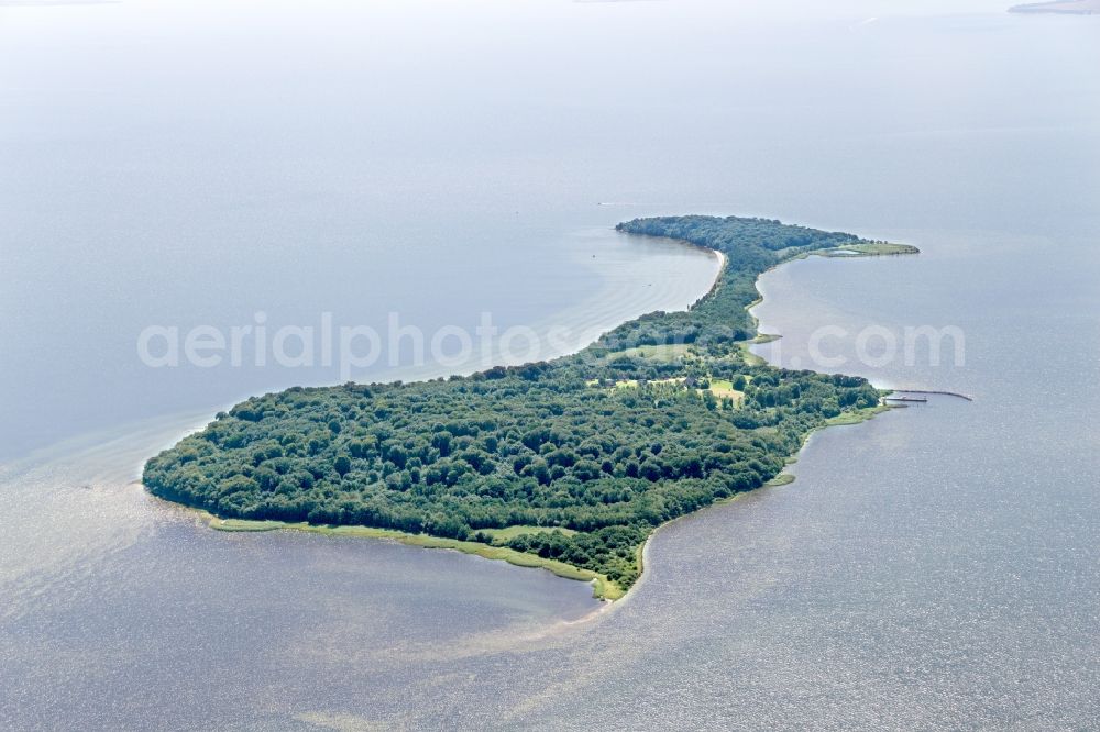 Putbus from the bird's eye view: Vilm on the south coast of Ruegen in Mecklenburg-Vorpommern