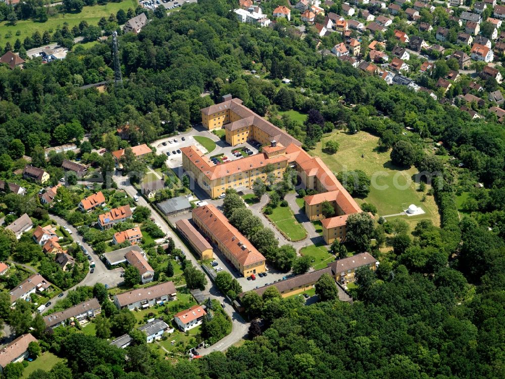 Tübingen from the bird's eye view: The Institute for Astronomy and Astrophysics Tübingen IAAT in the state of Baden-Wuerttemberg