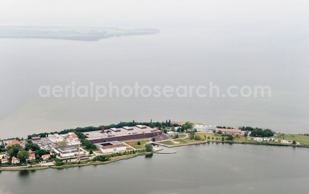 Riems from the bird's eye view: Building complex of the institute Friedrich-Loeffler-Institutes FLI in Riems on the Baltic Sea in the state Mecklenburg - Western Pomerania, Germany