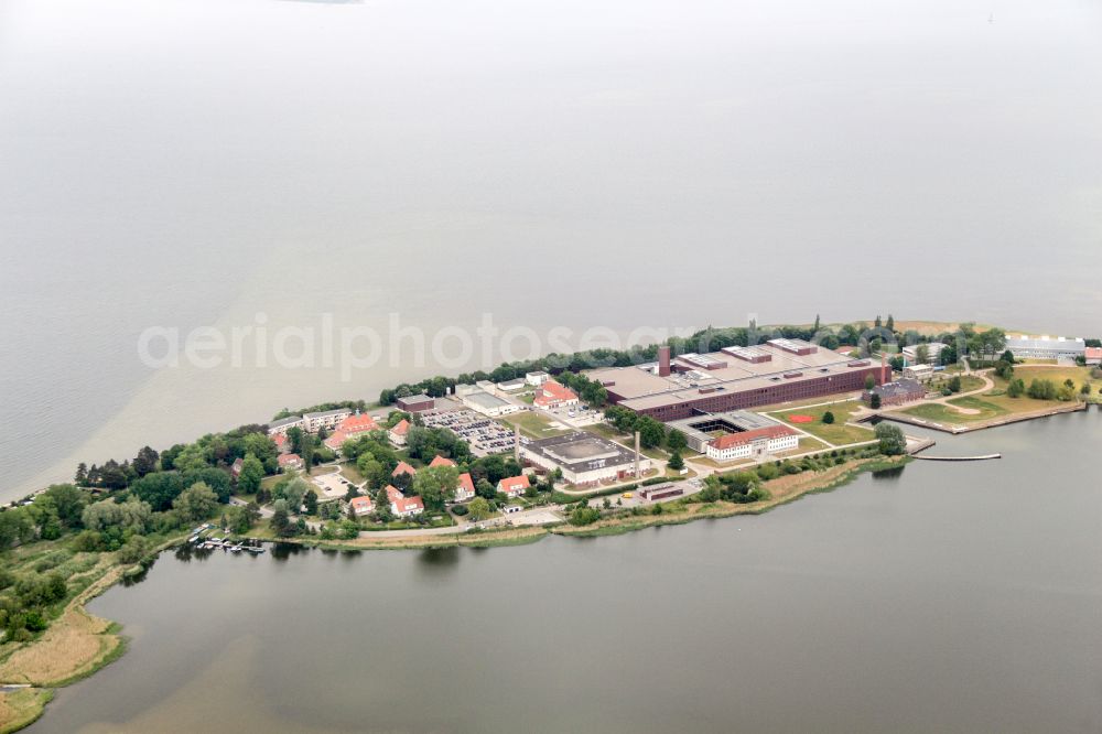 Aerial image Riems - Building complex of the institute Friedrich-Loeffler-Institutes FLI in Riems on the Baltic Sea in the state Mecklenburg - Western Pomerania, Germany