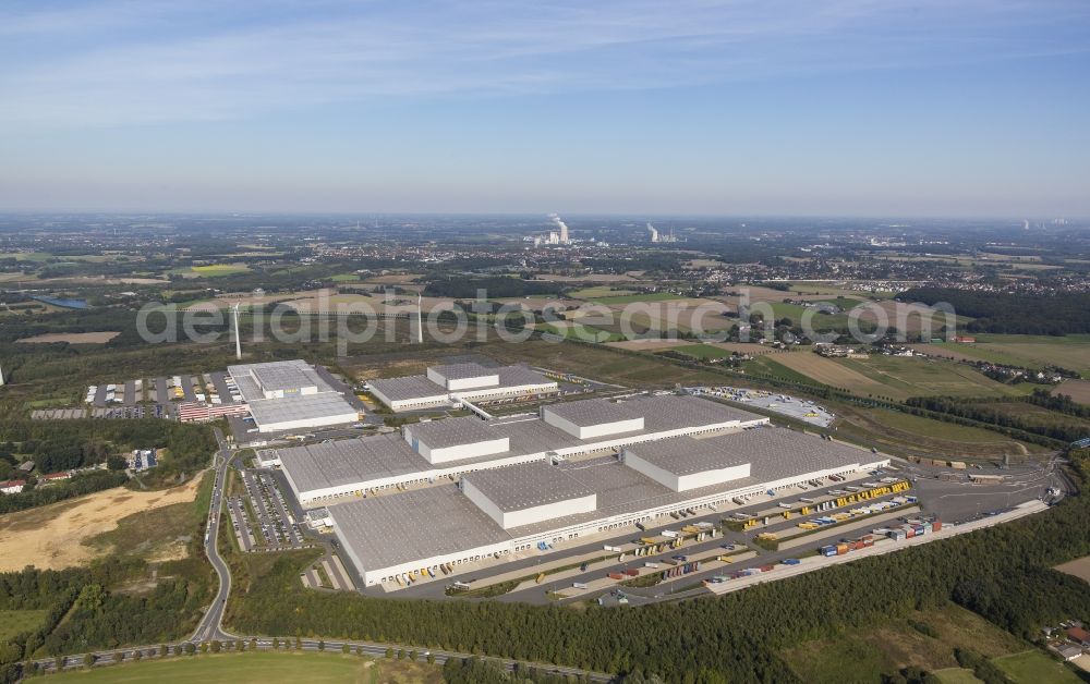 Aerial photograph Dortmund - IKEA international logistics center in Dortmund in the Ruhr area in North Rhine-Westphalia