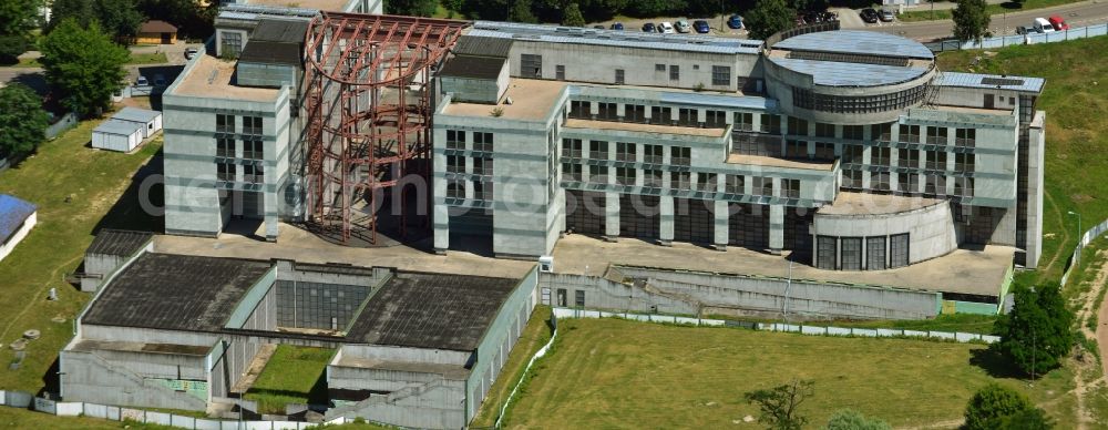 Aerial photograph Warschau Mokotow - Invest ruins of an unfinished office and retail building at ul Gen. Stanis?aw Maczka corner Aleja Krajowej in Warsaw in Poland