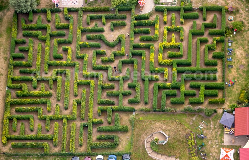 Aerial image Bollewick - Maze - Labyrinth Bollewick Bollewick in Mecklenburg-Vorpommern