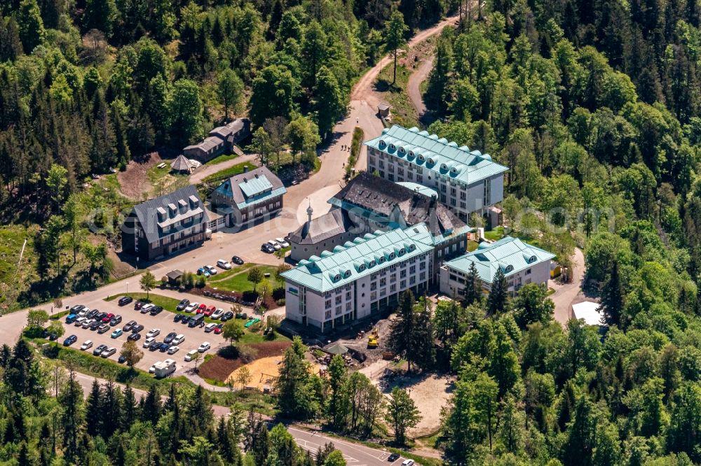 Feldberg (Schwarzwald) from above - ITZ Caritas-Haus Feldberg gGmbH in Feldberg (Schwarzwald) in the state Baden-Wurttemberg, Germany