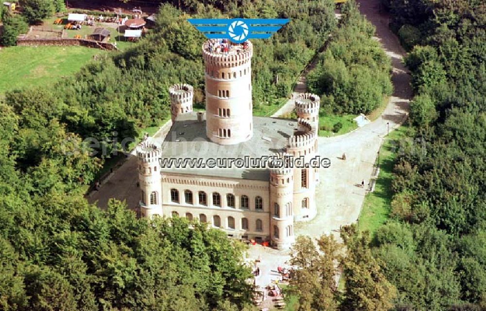 Granitz / Rügen - Mecklenburg-Vorpommern from the bird's eye view: Jagdschloß Granitz auf Rügen.