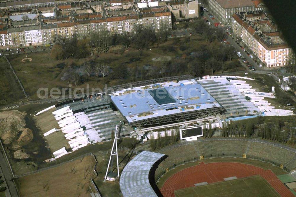 Berlin / Prenzlauer Berg from the bird's eye view: Jahnsportpark in Berlin Prenzlauer Berg.