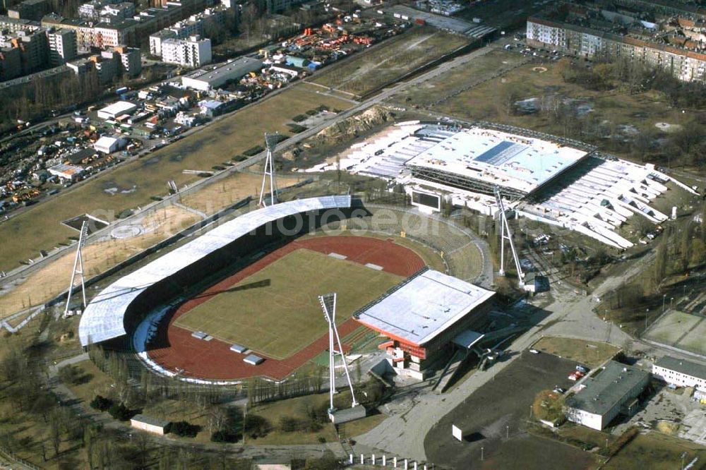 Aerial image Berlin / Prenzlauer Berg - Jahnsportpark in Berlin Prenzlauer Berg.