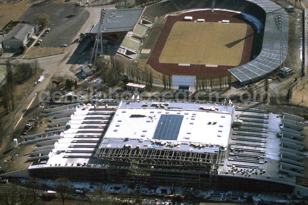 Aerial image Berlin / Prenzlauer Berg - Jahnsportpark in Berlin Prenzlauer Berg.