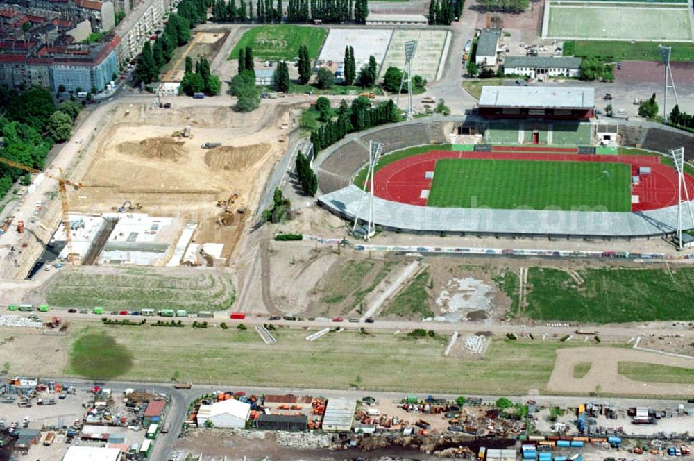 Aerial image Berlin / - 23.06.1994 Jahnsportpark Prenzlauer Berg