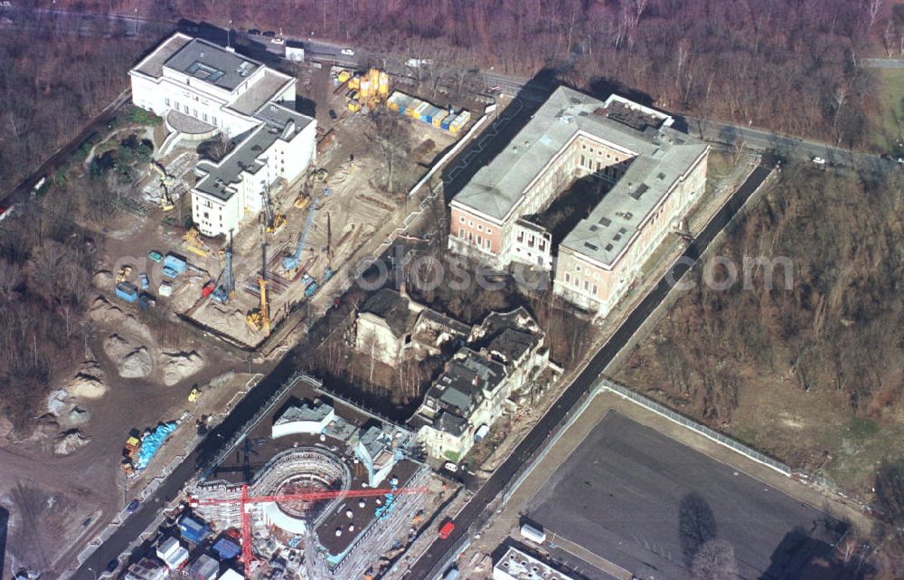 Aerial image Berlin - Tiergarten - Japanische Botschaft in Berlin-Tiergarten.