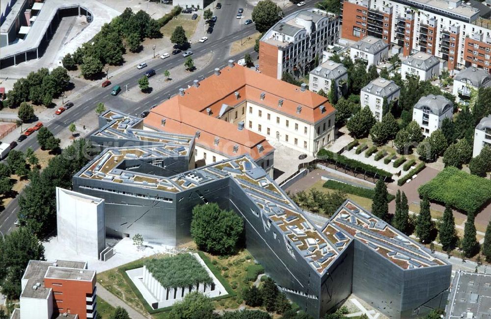 Aerial photograph Berlin - Kreuzberg - Jüdisches Museum in der Lindenstraße in Berlin-Kreuzberg.