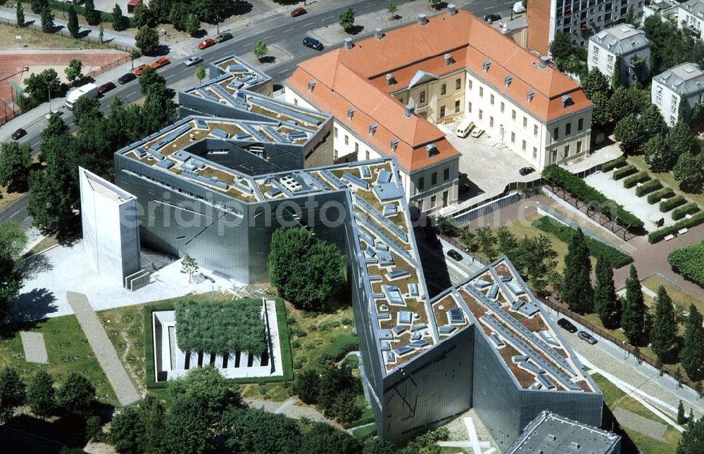 Berlin - Kreuzberg from above - Jüdisches Museum in der Lindenstraße in Berlin-Kreuzberg.