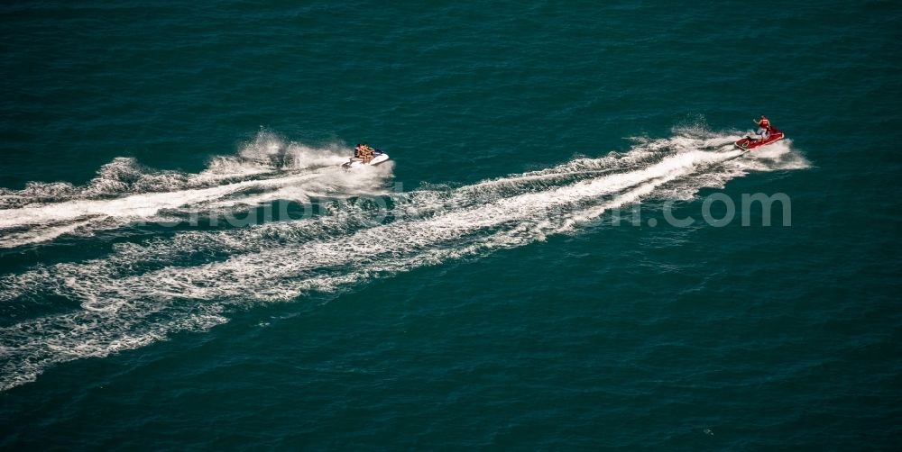 Agde from above - Jet Ski - Watercraft ride off the coast of Agde in France