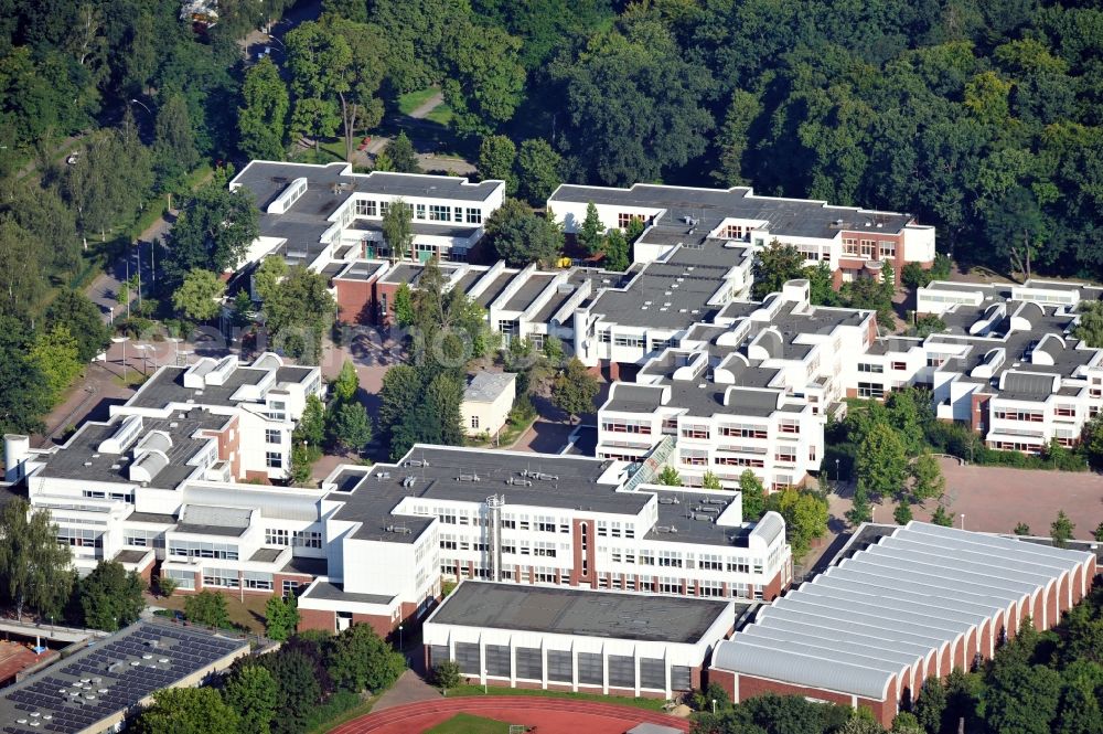 Berlin from the bird's eye view: View of John F. Kennedy School - JFKS in Berlin