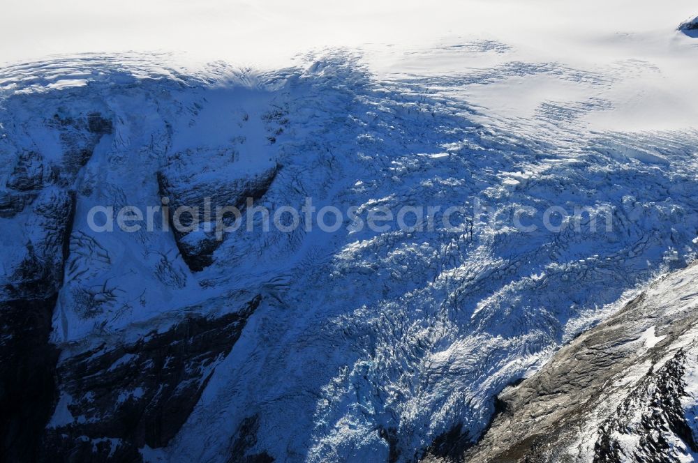 Aerial image Jostedal - View of the Jostedalsbreen near Jostedal in the province of Sogn og Fjordane in Norway