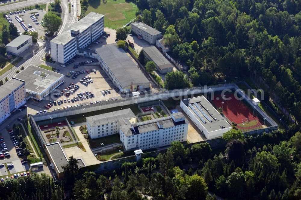 Frankfurt (Oder) from above - View of correctional facility Frankfurt (Oder) in Brandenburg