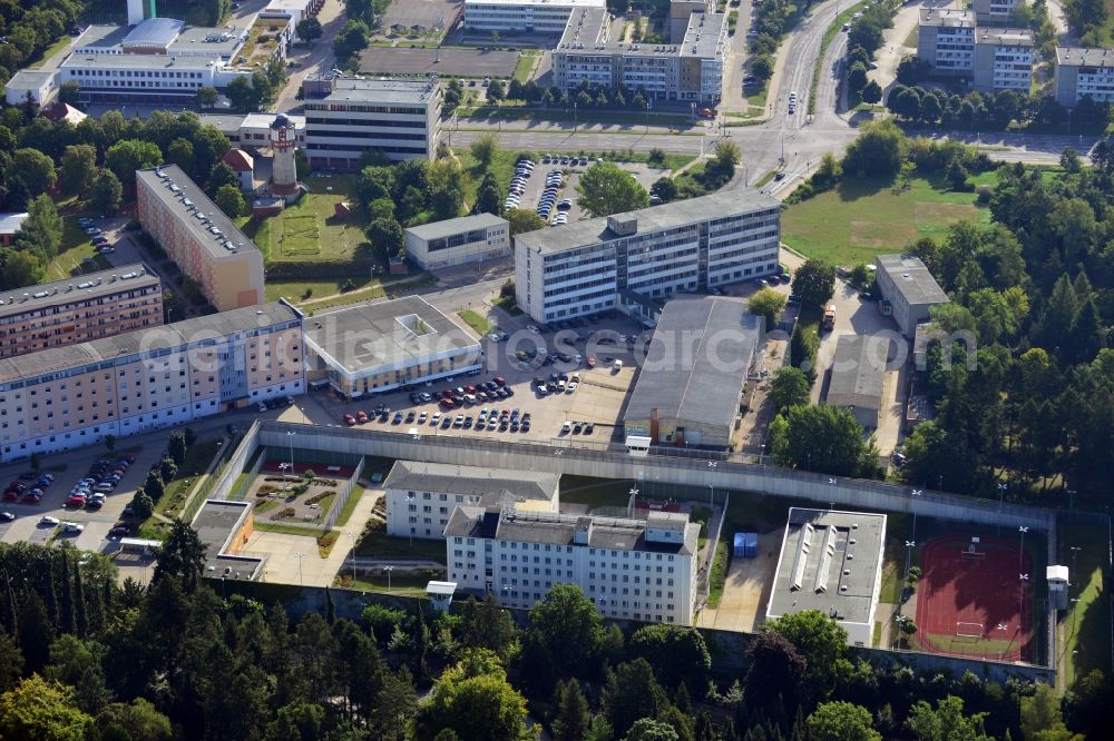 Frankfurt (Oder) from the bird's eye view: View of correctional facility Frankfurt (Oder) in Brandenburg