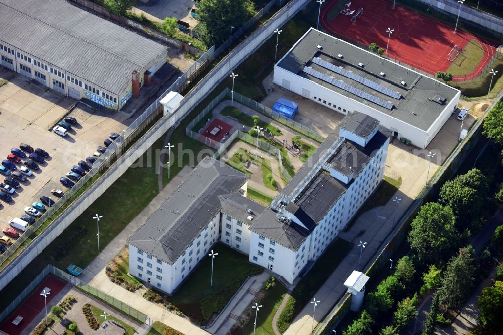 Frankfurt (Oder) from above - View of correctional facility Frankfurt (Oder) in Brandenburg