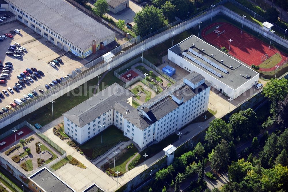 Frankfurt (Oder) from the bird's eye view: View of correctional facility Frankfurt (Oder) in Brandenburg