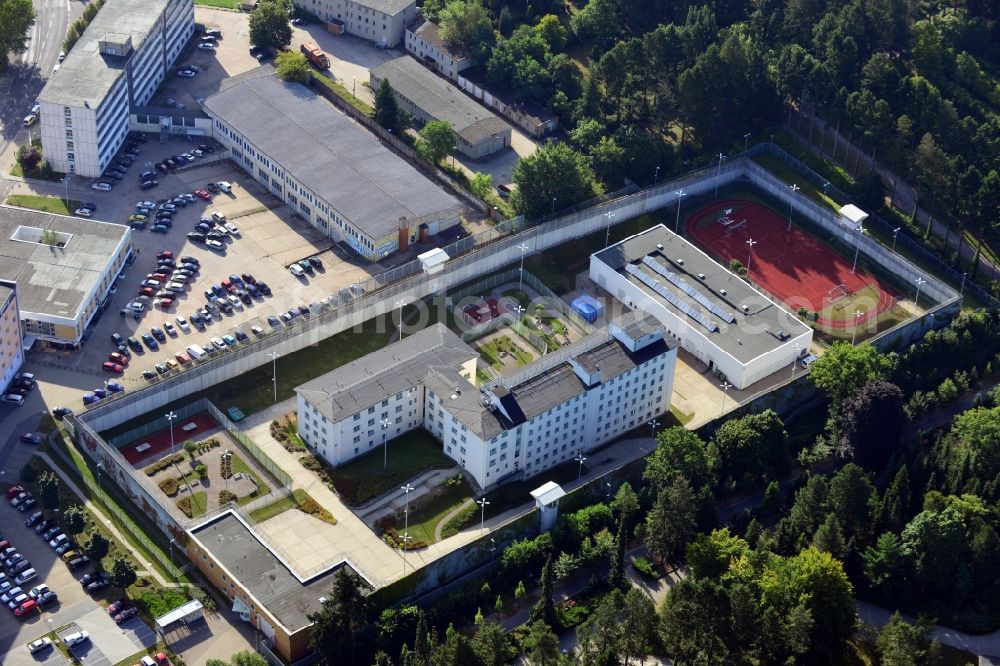 Aerial image Frankfurt (Oder) - View of correctional facility Frankfurt (Oder) in Brandenburg