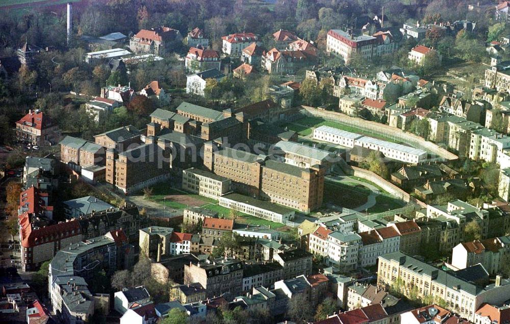 Aerial image Halle / Saale - Justizvollzugsanstalt Halle / Saale.