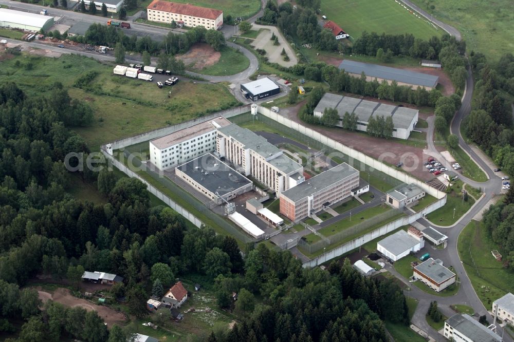 Suhl from the bird's eye view: Penitentiary Prison Goldlauter in Thuringia