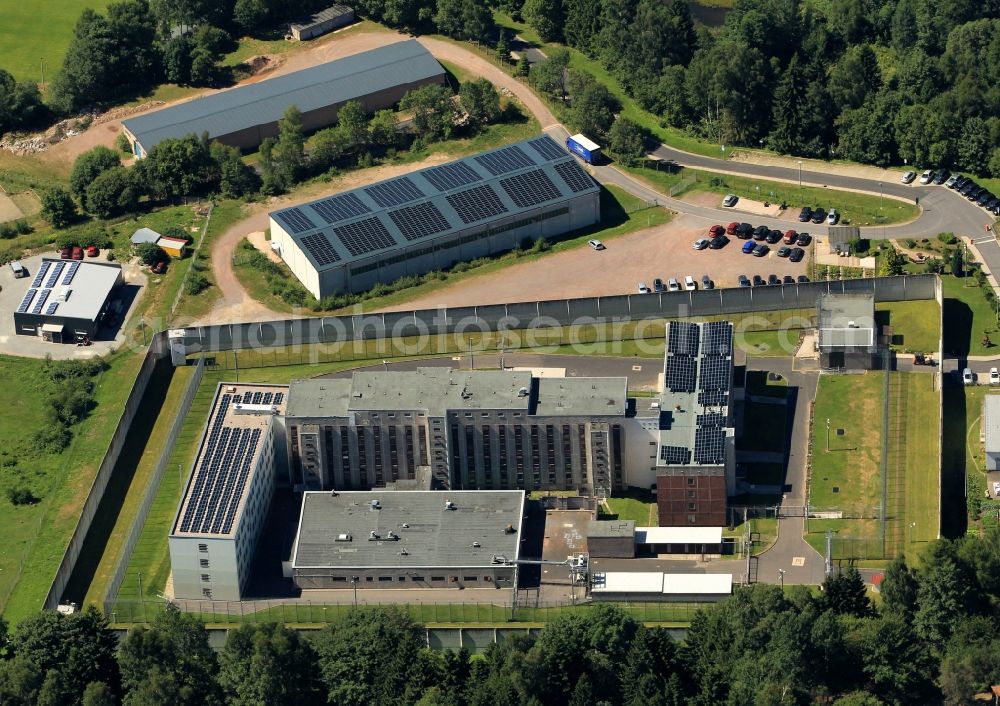 Aerial image Suhl - Goldlauter - Penitentiary Prison Goldlauter in Thuringia