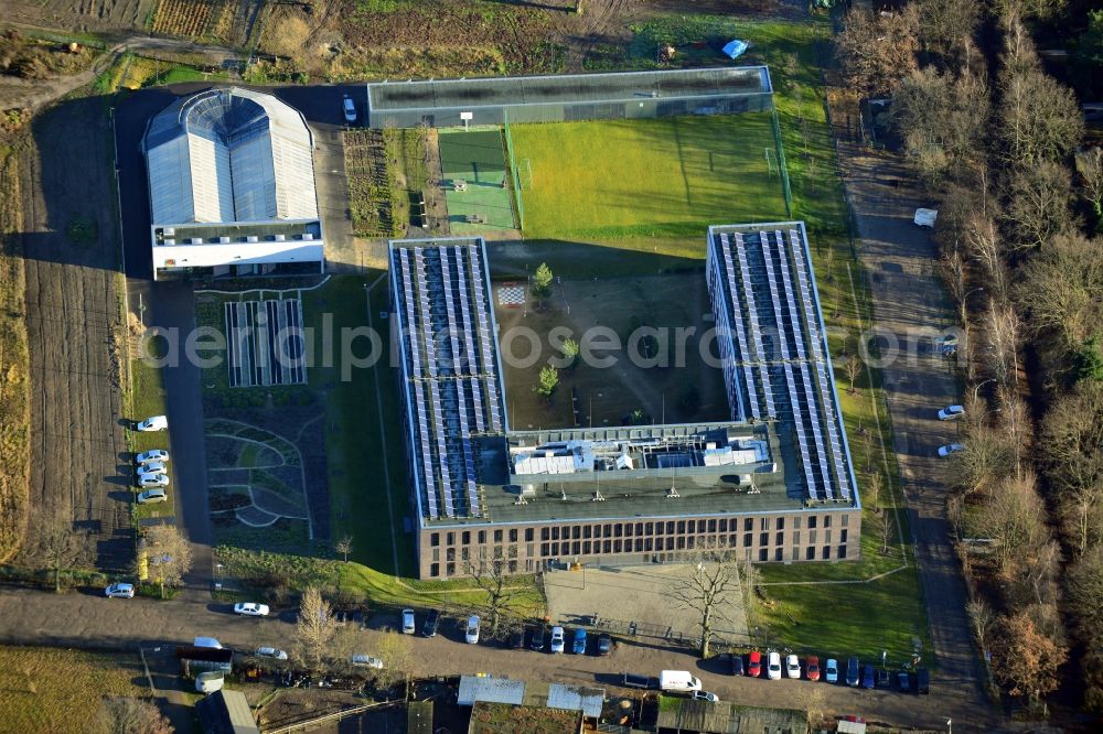 Aerial image Berlin OT Zehlendorf - View of the correctional facility in the district of Zehlendorf in Berlin