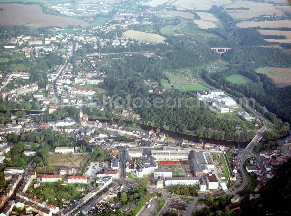 Aerial photograph Waldheim - Justizvollzugsanstalt Waldheim (034327) 99-0 Dresdener Str. 1 A 04736 Waldheim