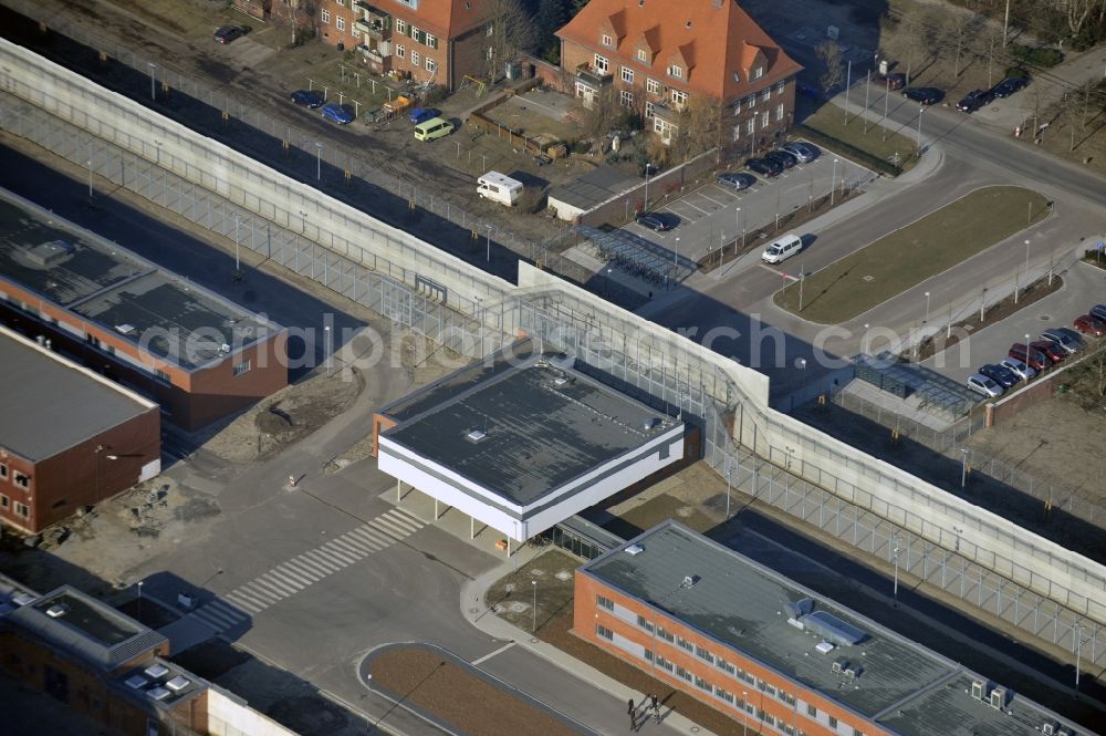 Brandenburg an der Havel from above - View on the Prison in Brandenburg an der Havel in the state Brandenburg